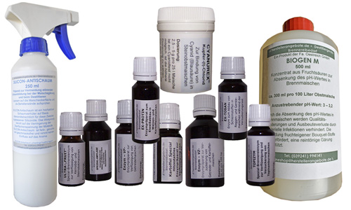 Brennerei-Hilfsstoffe